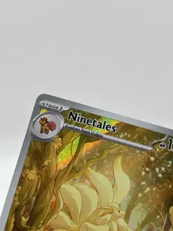 Pokemon TCG Ninetales Full Art Special Illustration Obsidian Flames 199/197 NM- - Image 2