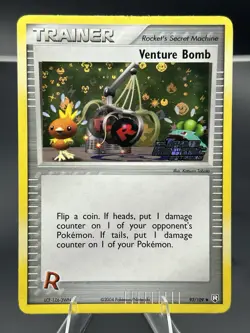 Pokemon/Nintendo Pokemon TCG Venture Bomb EX Team Rocket Returns 93/109 Stamped - Image 1