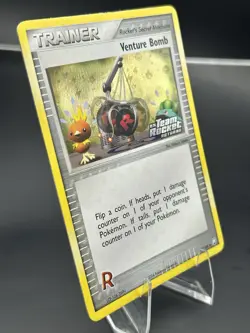 Pokemon/Nintendo Pokemon TCG Venture Bomb EX Team Rocket Returns 93/109 Stamped - Image 2