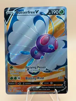 Butterfree V 177/189 Ultra Rare Darkness Ablaze Pokemon Near Mint - Image 1