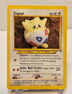 Togepi 56/105 Uncommon Unlimited Neo Destiny Pokemon 1897 - Image 1