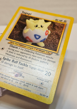 Togepi 56/105 Uncommon Unlimited Neo Destiny Pokemon 1897 - Image 2