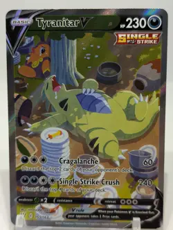 Pokemon Tyranitar V 155/163 Swsh05 Battle Styles Alt Full Art Holo UR ENG - Image 1