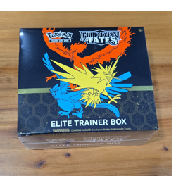 Pokemon TCG Hidden Fates Elite Trainer Box Moltres Zapdos Articuno 2019 English - Image 1