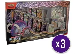 Pokemon Paldean Fates Great Tusk Iron Treads EX Premium Collection Lot Of 3 - Image 1