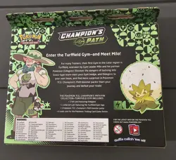 Pokemon TCG Champion's Path Eldegoss Turffield Gym Pin Collection Box (SEALED) - Image 2