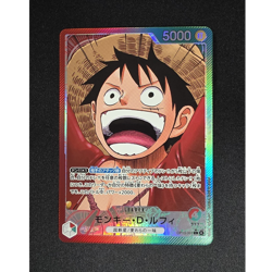 Monkey D. Luffy OP13-001 Carrying on His Will (Alt Art) Holo Leader JP - Image 1