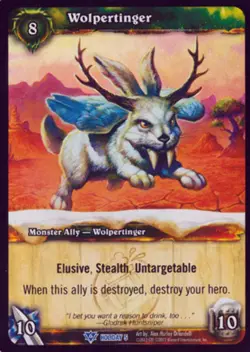 World of Warcraft TCG Wolpertinger (Foil) - Promo Cards - Image 1