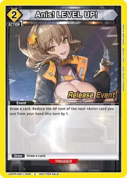 Anis! LEVEL UP! Release - UEPR /NIK-1-028 NM - Union Arena - Image 1
