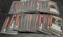 Lot Of (240) 1995 Star Trek The Next Generation CCG KLINGONS BLACK BORDER Cards - Image 1