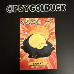 Pokemon Card Peru Base Set Snorlax - Image 1