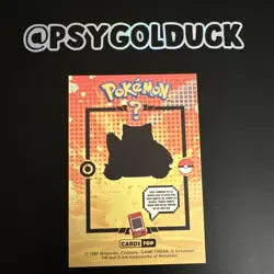 Pokemon Card Peru Base Set Snorlax - Image 2
