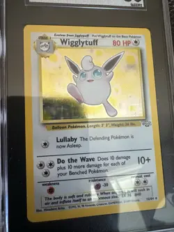 Pokemon TCG Wigglytuff Holo Rare Card 16/64 Jungle - Image 1