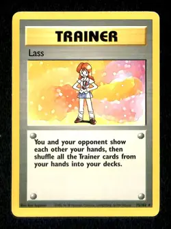 Lass Base Set 1999 Unlimited Print NM, 75/102 Pokemon Card. - Image 1