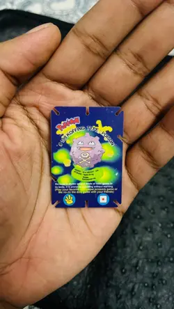GRIMER KOFFING KRABBY LICKITUNG VINTAGE POKEMON Jenga Cards Cheetos India 2004 - Image 2