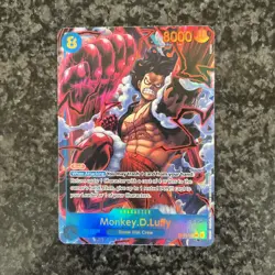 OP11-118 Monkey.D.Luffy : Secret Rare Alternative Art English One Piece TCG Card - Image 1