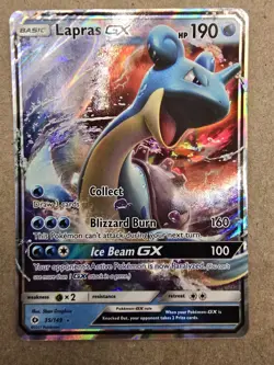 Pokemon TCG - Lapras GX (Sun & Moon Base) 35/149 - Image 1