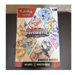 Pokemon TCG Scarlet & Violet Prismatic Evolutions Booster Bundle 6 pack English - Image 1