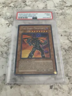 PSA 9 Mint - The Dark Creator PTDN-EN017 1st Edition Secret Rare YuGiOh - Image 1