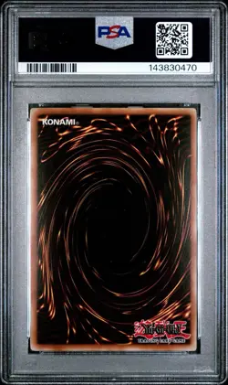 2007 Yu-Gi-Oh! Lich Lord, King of the Underworld FOTB Unlimited Secret PSA 9 - Image 2