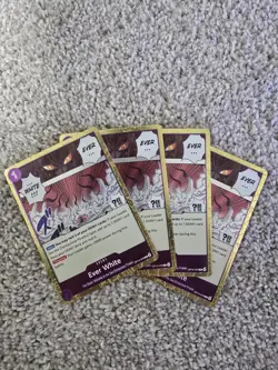One Piece | Ever White OP14-076 R Foil Playset (x4) - The Azure Sea's Seven NM - Image 1