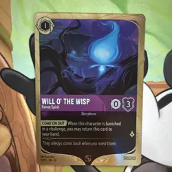 Disney Lorcana Wilds Unknown TCG Will O' the Wisp 51/P3 - Image 1