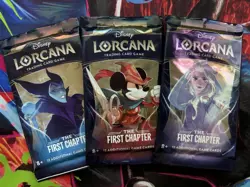 Disney Lorcana TCG: The First Chapter 3 Booster Pack Arts SEALED 4050368981721 - Image 1