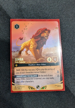 Disney Lorcana Simba Pride Protector Promo Card 8/C2 EN 6 Non Foil - Image 1