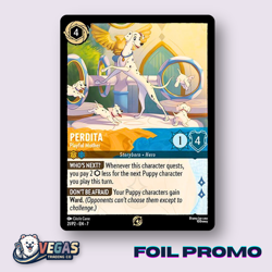 Perdita Playful Mother 21/P2 Foil Promo Archazia's Island NM Disney Lorcana DLPC - Image 1