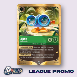 Lenny Toy Binoculars 49/P3 League Promo Foil Wilds Unknown NM Disney Lorcana - Image 1