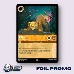 Nala Mischievous Cub 3/P2 Foil Promo The Lion King NM Disney Lorcana DLPC - Image 1