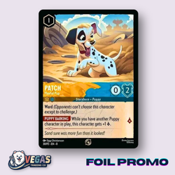 Patch Playful Pup 30/P3 Foil Promo 101 Dalmatians NM Disney Lorcana DLPC - Image 1