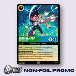 Hiro Hamada Armor Designer 24A/P2 Non-Foil Promo NM Disney Lorcana DLPC - Image 1