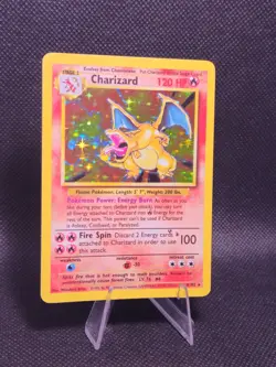 Pokemon TCG Charizard Base Set Holo Unlimited Rare Card 4/102 - Image 2