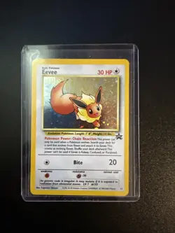Eevee #11 Black Star Promo Holo Rare Vintage Pokemon Card - NM - Image 1
