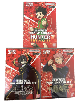 Jujutsu Kaisen Hunter x Hunter CODE GEASS Premium Card Set Union Arena Japan - Image 1