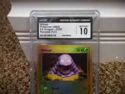 Grimer cgc 10 GEM MINT EX Dragon HOLO 2003 E-Reader card 57/97 psa Pokemon ccg - Image 2