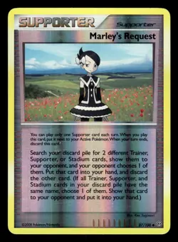 Marley's Request 87/100 Reverse Holo Stormfront Pokemon Card - Image 1