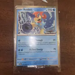 Keldeo Chaos Rising Barnes and Noble Promo Exclusive RARE Sealed Card - Image 1