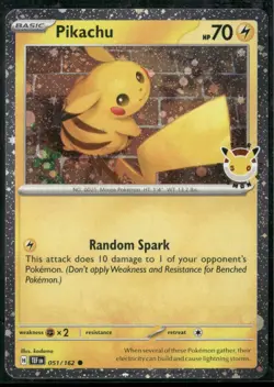 Pikachu (Pokemon Day 2026) 051/162 Common Miscellaneous Cards & Products NM - Image 1