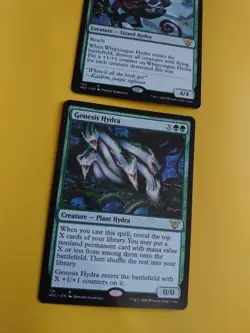 Whiptongue Hydra & Genesis Hydra MTG 2 Card. Rare NEC - Image 5