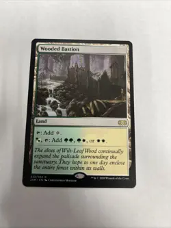 Wooded Bastion Double Masters Nonfoil Card #332 MTG LP - Image 1