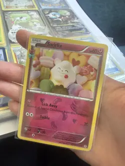 Pokemon Card Swirlix RC19/RC32 Generations Radiant Reverse Holo Pink Fairy Type - Image 1