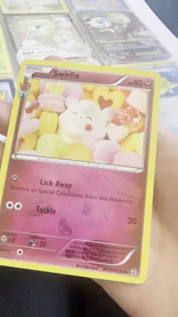 Pokemon Card Swirlix RC19/RC32 Generations Radiant Reverse Holo Pink Fairy Type - Image 2