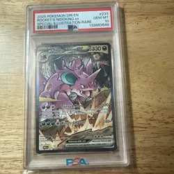 Pokemon graded card lot. Nidoking, sylveon, glaceon. PSA 10 - Image 1