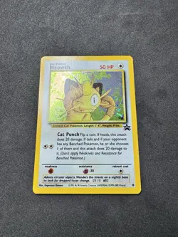 Meowth 10 Holo - 1999-2000 GAMEBOY Black Star Promo Pokemon Card - *Light Play* - Image 4