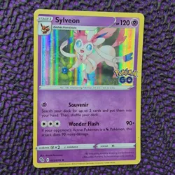 Sylveon 035/078 - Rare Reverse Holo Card - Pokemon Go - Pokemon TCG CLEAN - Image 2