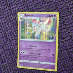 Sylveon 035/078 - Rare Reverse Holo Card - Pokemon Go - Pokemon TCG CLEAN - Image 4