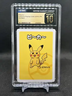 2019 Pokemon Playing Cards Japanese Old Maid Pikachu 🔥CGC 10 PRISTINE🔥 - Image 1