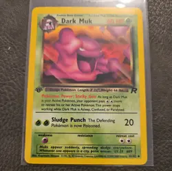 Pokemon TCG Team Rocket Dark Muk 1st Edition Card 41/82 - Image 1